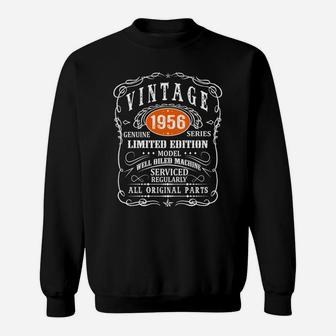 66 Year Old Vintage 1956 Retro Classic 66Th Birthday Gift Sweatshirt Sweatshirt | Crazezy CA