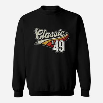 72 Birthday Gift Retro Classic Graphic 72 Years Old Sweatshirt | Crazezy CA