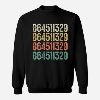 8645110320 Number Sweatshirt - Thegiftio UK