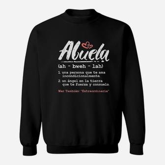 Abuela Mothers Day Gift In Spanish Sweatshirt | Crazezy