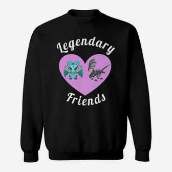 Adopt Me Legendary Friends Shadow Dragon And Frost Dragon Sweatshirt | Crazezy CA