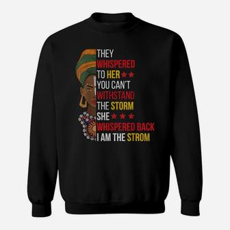 African American Afro Black Woman Gift Black History Month Sweatshirt | Crazezy AU