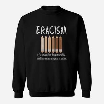 African American Eracism Melanin Social Justice Sweatshirt - Thegiftio UK
