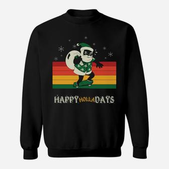 African American Santa Claus Sweatshirt - Monsterry UK