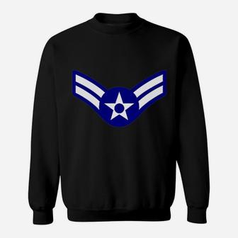 Air Force Airman First Class E-3 Stripes Graduation Shirt Sweatshirt | Crazezy