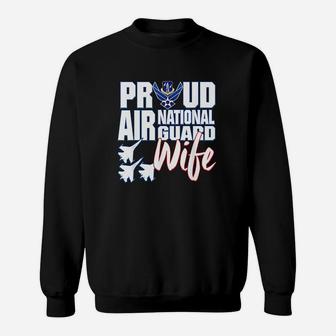 Air National Guard Wife Usa Air Force Military Sweatshirt | Crazezy DE