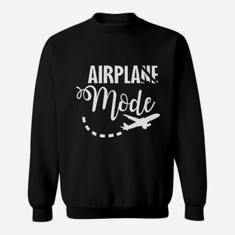 Airplane Mode Travel Sweatshirt | Crazezy