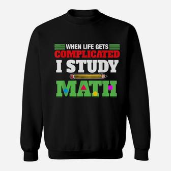 Algebra Lehrer Hauptfach I Studium Mathematik Sweatshirt - Monsterry