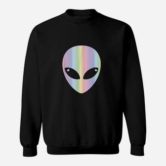 Alien Head Colorful Sweatshirt | Crazezy AU