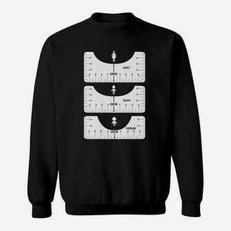 Alignment Ruler Sweatshirt | Crazezy AU