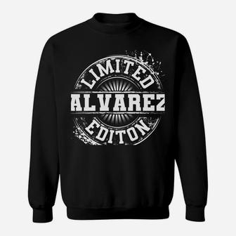 Alvarez Funny Surname Family Tree Birthday Reunion Gift Idea Sweatshirt | Crazezy AU