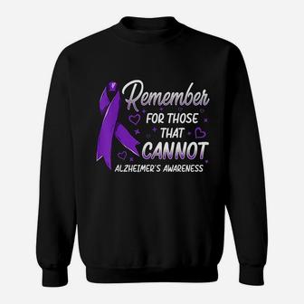 Alzheimers Awareness Purple Ribbon Supporter Sweatshirt - Thegiftio UK