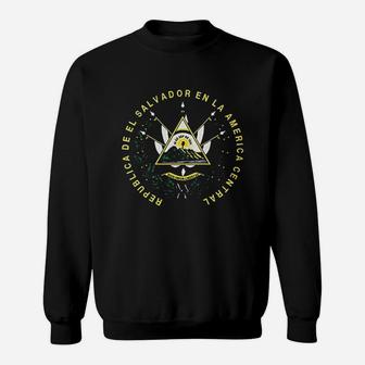 Amdesco El Salvador Coat Of Arms Sweatshirt | Crazezy