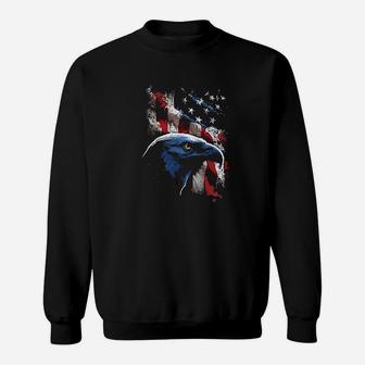 American Bald Eagle Muscle Sweatshirt | Crazezy