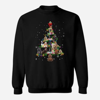 American Cocker Spaniel Christmas Tree X-Mas Gift Sweatshirt Sweatshirt | Crazezy