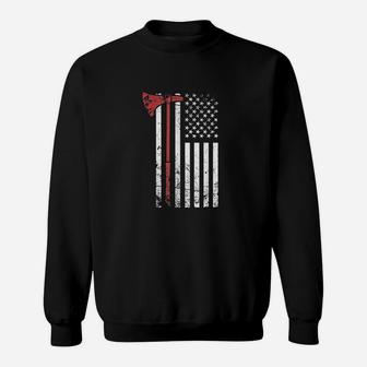 American Flag Are Distressed Sweatshirt | Crazezy