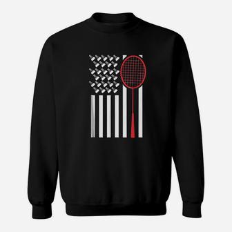 American Flag Badminton Sweatshirt - Thegiftio UK