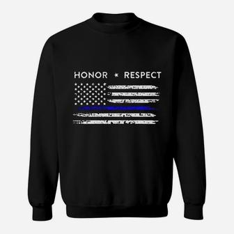 American Flag Honor Respect Sweatshirt | Crazezy