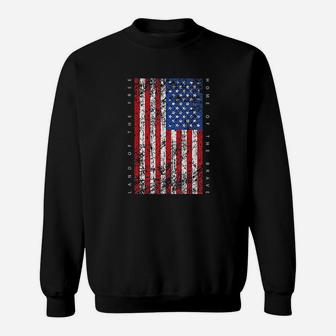 American Flag Land Of The Free Home Of The Brave Sweatshirt | Crazezy