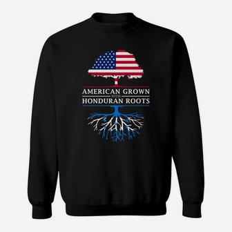 American Grown With Honduran Roots - Honduras Sweatshirt | Crazezy