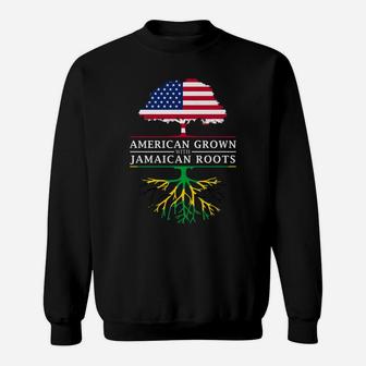 American Grown With Jamaican Roots - Jamaica Sweatshirt | Crazezy CA