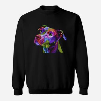 American Pitbull Terrier Pop Art Sweatshirt | Crazezy