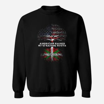 American Raised With Basque Roots Sweatshirt | Crazezy UK