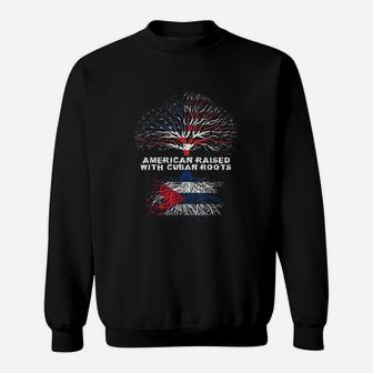 American Raised With Cuban Sweatshirt | Crazezy DE