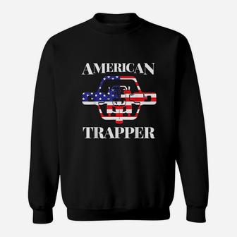 American Trapper Usa Flag Trapping Sweatshirt | Crazezy UK