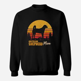 Anatolian Shepherd Mom Mama Vintage Retro Dog Women Gift Sweatshirt | Crazezy CA