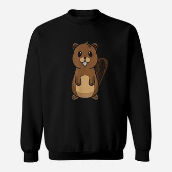 Animal Beaver Sweatshirt - Thegiftio UK