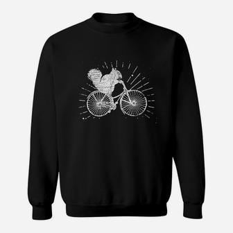 Animal Bicycle Squirrel Sweatshirt | Crazezy