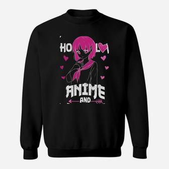 Anime Girl Just A Girl Who Loves Anime And Sketching Drawing Sweatshirt | Crazezy DE