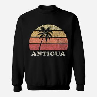 Antigua And Barbuda Vintage 70S Retro Throwback Design Sweatshirt | Crazezy DE