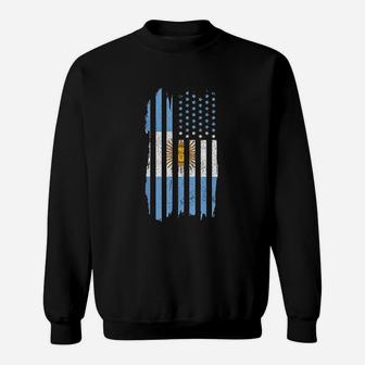 Argentina American Flag Sweatshirt | Crazezy