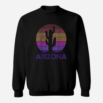 Arizona Vintage Retro Cactus Souvenir Gift Sweatshirt | Crazezy DE