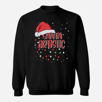 Artistic Santa Claus Sweatshirt - Monsterry CA