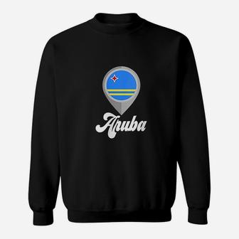 Aruba Flag I Love Aruba Travel Sweatshirt | Crazezy UK