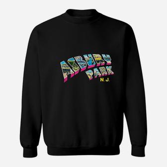 Asbury Park Nj Retro New Jersey Souvenir Sweatshirt - Thegiftio UK