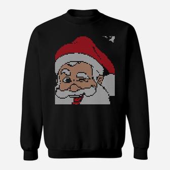 Ask Your Mom If I'm Real Funny Santa Christmas Xmas Lover Sweatshirt Sweatshirt | Crazezy