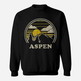 Aspen Colorado Co T Shirt Vintage Hiking Mountains Tee Sweatshirt | Crazezy AU