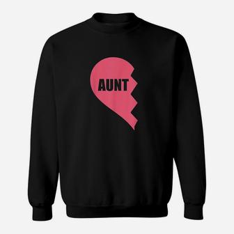 Aunt Half Heart Sweatshirt | Crazezy AU