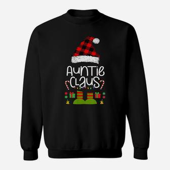 Auntie-Claus Matching-Family-Group Funny Christmas Outfit Sweatshirt | Crazezy AU