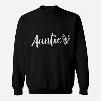 Auntie Cute Love Heart Sweatshirt | Crazezy AU