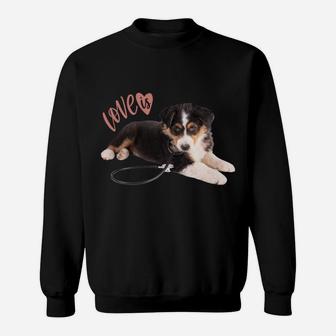 Australian Shepherd Shirt Aussie Mom Dad Love Dog Pet Tee Sweatshirt Sweatshirt | Crazezy UK