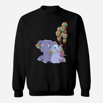 Autism Awareness Cute Autism Elephant Sweatshirt - Monsterry