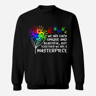 Autism Awareness Unique Masterpiece Cool Parents Sweatshirt - Monsterry