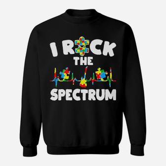 Autism I Rock The Spectrum Sweatshirt - Monsterry