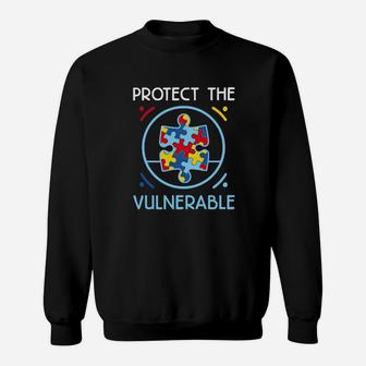 Autism Protect The Vulnerable Sweatshirt - Monsterry DE
