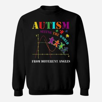 Autism See The World From Different Angles Sweatshirt - Monsterry AU